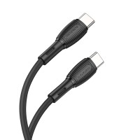  USB kabelis Borofone BX86 Advantage 60W Type-C 1.0m black 